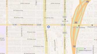 Map for 1172 Randolph Avenue Apartments - Saint Paul, MN