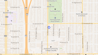 Map for Albina Gardens Apartments - Portland, OR