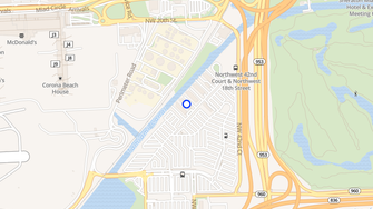 Map for MIA Airport Villas - Miami, FL