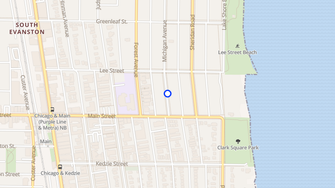 Map for 929-35 Michigan Ave. - Evanston, IL
