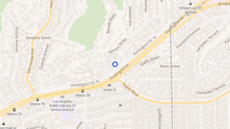 Map for Cuatro Vientos Apartments - Los Angeles, CA