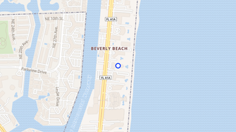 Map for Ocean Palms - Hollywood, FL
