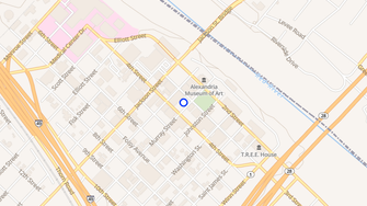 Map for Hermitage Apartments - Alexandria, LA