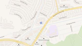 Map for Vintage at Bouquet Canyon Senior Apartments - Santa Clarita, CA