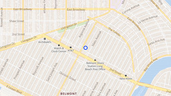 Map for 208-210 Granada Apartments - Long Beach, CA