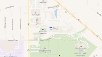 Map for Solon Park Apartments - Solon, OH