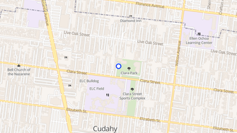 Map for Clara Park Gardens - Cudahy, CA