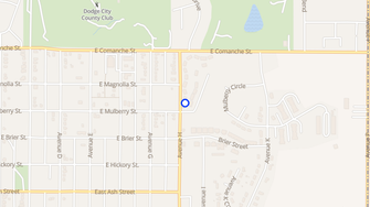 Map for Comanche Terrace Apartments - Dodge City, KS