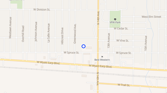 Map for Spur Apartments - Dodge City, KS