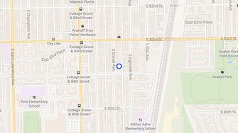 Map for 8345-49 S Drexel Ave - Chicago, IL