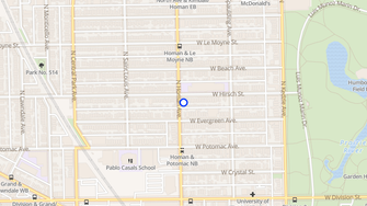 Map for 1357 N Homan Ave - Chicago, IL