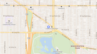 Map for Lisbon Adlon Apartments - Milwaukee, WI