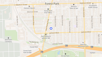 Map for 532 Desplaines Ave. - Forest Park, IL