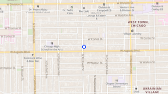 Map for 1009-11 N. Rockwell St. / 2558 W. Augusta Blvd. - Chicago, IL