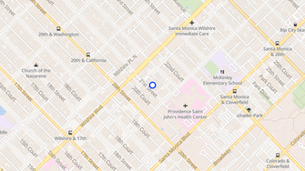 Map for 21st Street Apartments - Santa Monica, CA