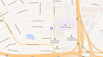 Map for 40 Campo Street - Denver, CO