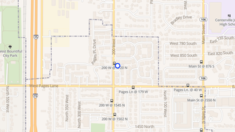 Map for Pages Place Townhomes - Bountiful, UT