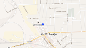 Map for St. Vincent de Paul Senior Residences - West Chicago, IL
