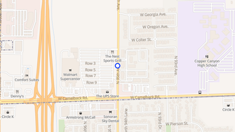 Map for Copper Falls - Glendale, AZ