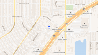 Map for Pine Ridge Apartments - Amarillo, TX