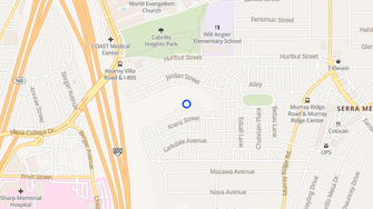 Map for The Village at Serra Mesa - San Diego, CA