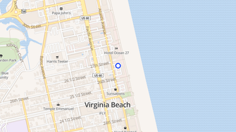 Map for 27 Atlantic Apartments - Virginia Beach, VA