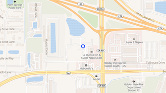 Map for Edge75 by Watermark - Naples, FL