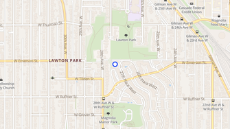Map for Lawton Park - Seattle, WA