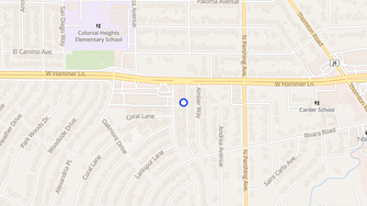 Map for Parkwood Apartments LLC - Stockton, CA