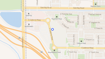 Map for Tavalo at Cadence - Mesa, AZ
