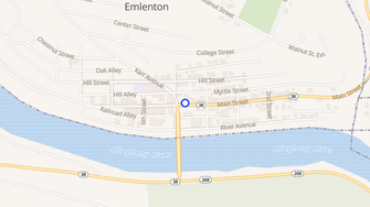 Map for Bridgeview - Emlenton, PA