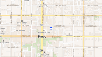 Map for 85 North Apartments - Provo, UT