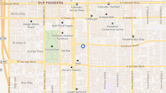 Map for Cinema Lofts - Pasadena, CA