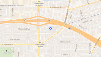 Map for Anaheim Royal Mobile Home Park - Anaheim, CA