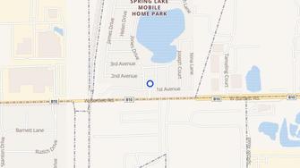 Map for Spring Lake Mobile Home Estates - Bartlett, IL