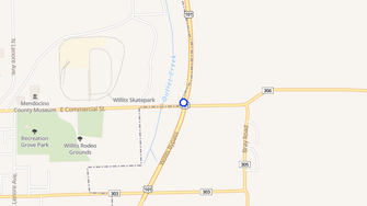 Map for Golden Rule RV Park - Willits, CA