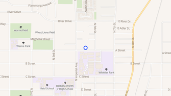 Map for Wagon Wheel Trailer Park - Brawley, CA