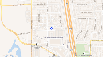 Map for 579 - 585 West Tiffany Town Drive - MIDVALE, UT