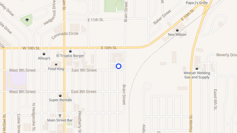 Map for Adobe Ranch Apartments - Borger, TX