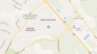 Map for Hartland Run - Essex, MD