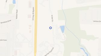 Map for Shadow Creek West Apartments - Jackson, TN