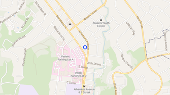 Map for Towne Centre Senior Apartments - Martinez, CA
