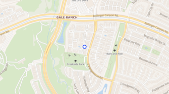 Map for Cornerstone at Gale Ranch  - San Ramon, CA