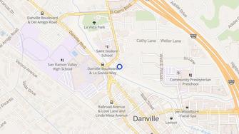 Map for Danville Creekside Apartments - Danville, CA