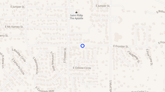 Map for Frontier Village Apartments - Payson, AZ