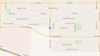 Map for Las Casitas Apartments - San Luis, AZ