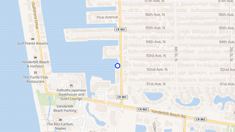Map for Vanderbilt Lagoon Apartments - Naples, FL