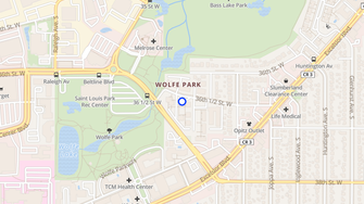 Map for Park Trails Apartments - Saint Louis Park, MN