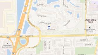 Map for Courtyards At Tivoli - Deerfield Beach, FL