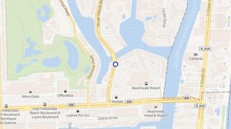 Map for Ocean Reef at Seawalk Pointe - Hallandale Beach, FL